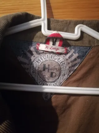 Americana de pana marrón