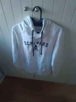Sudadera Scalpers Blanca Talla M