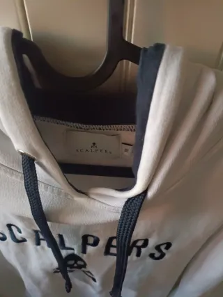 Sudadera Scalpers Blanca Talla M