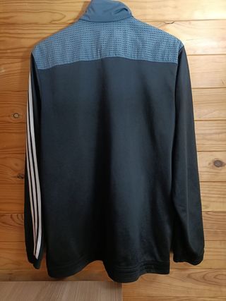 Sudadera Adidas Color Negro, Gris y Blanco Talla M