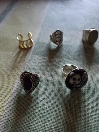 Lote 11 Anillos Vintage Ajustables 4 de plata