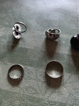 Lote 11 Anillos Vintage Ajustables 4 de plata