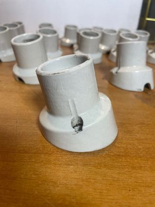 APPLIQUE PORTALAMPADA PORCELLANA VINTAGE