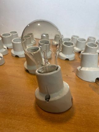 APPLIQUE PORTALAMPADA PORCELLANA VINTAGE