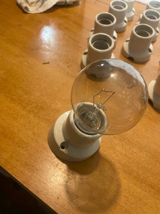 APPLIQUE PORTALAMPADA PORCELLANA VINTAGE