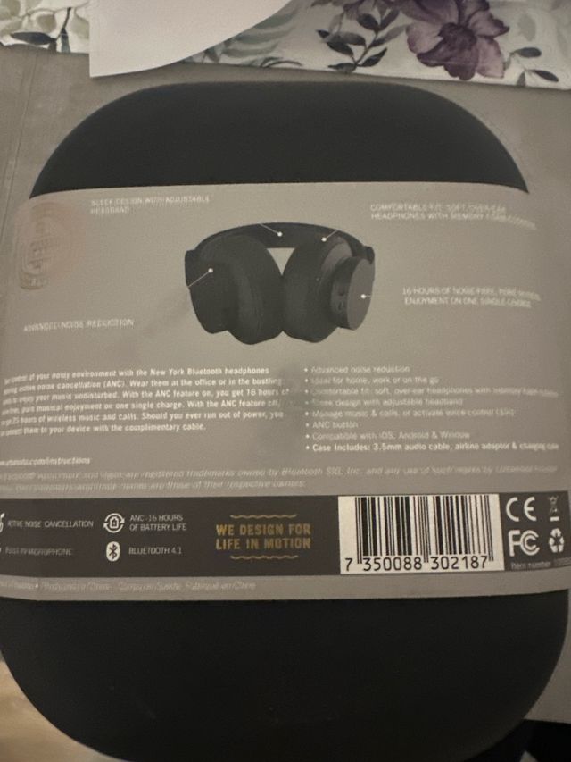 Cascos New York Bluetooth Noise Cancelling