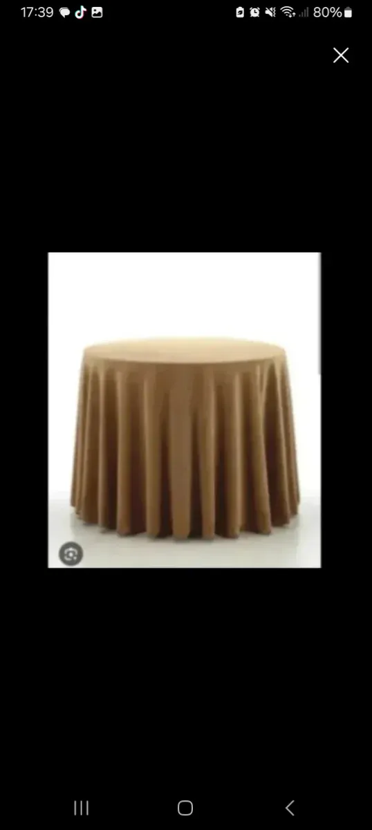 Gonna per tavolo camilla 110