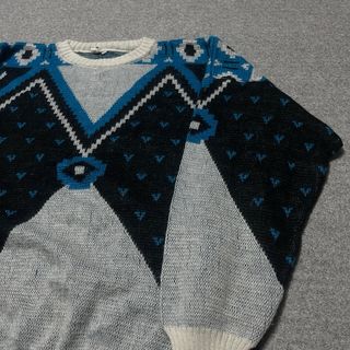 Maglione vintage fantasia geometrica