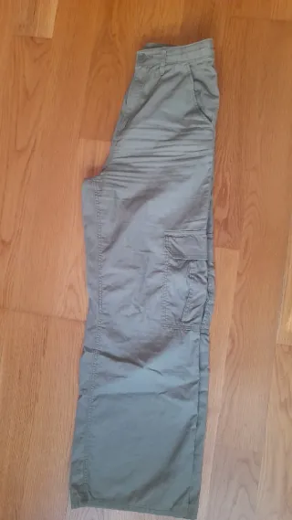 Pantalones cargo anchos niña. Talla 12-13
