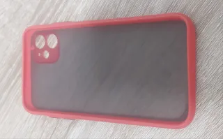 Funda iPhone 11 Roja y Negra