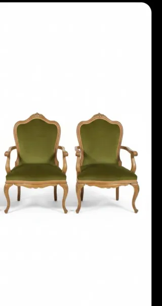 2 sedie vintage da restaurare Solo questa settimana