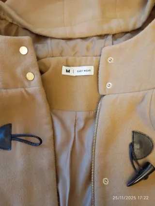 Trenca forrada beige