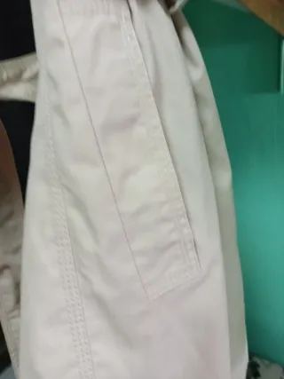 Gabardina Beige Doble Botonadura