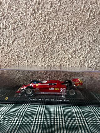 Maqueta Ferrari 126 CK Gilles Villeneuve