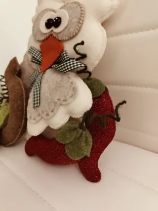 Decorazione gufo in pannolenci