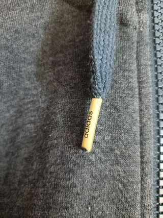 Sudadera Adidas Color Gris y Amarillo Talla M