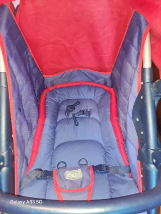 Passeggino Chicco Blu e Rosso