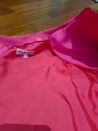 Vestido y torerita rosa lunares