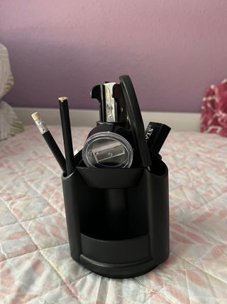 Organizador de escritorio negro