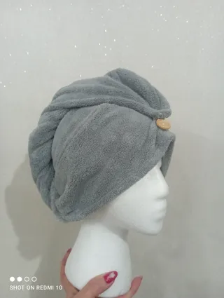 Asciugamano turbante in pile