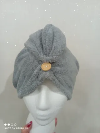 Asciugamano turbante in pile