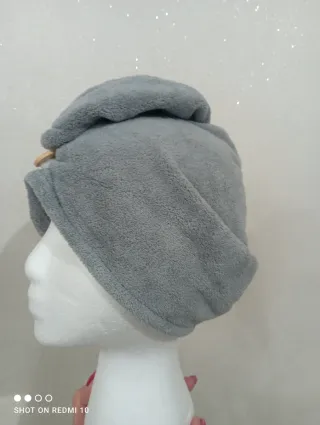Asciugamano turbante in pile