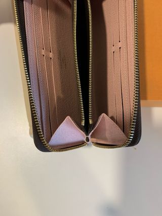 Cartera Louis Vuitton Clémence Marrón