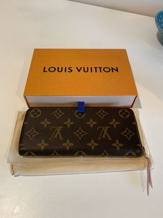 Cartera Louis Vuitton Clémence Marrón