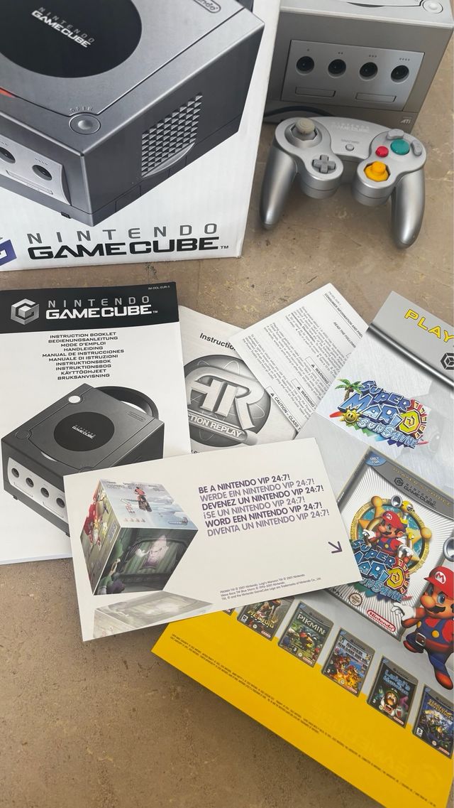 Nintendo GameCube + Caixa + Jogo Zelda