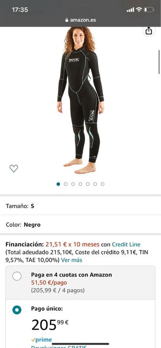 Traje Neopreno SEAC Alfa 5.0 Mujer 5mm