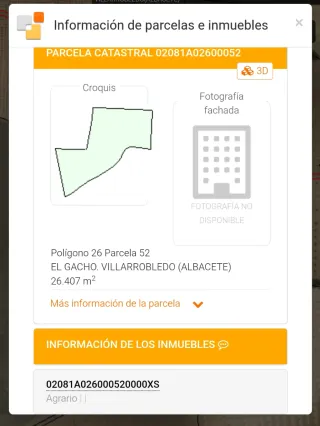 Terreno con almendros