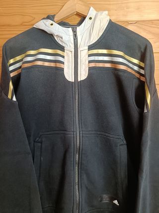 Sudadera Adidas Color Negro, Dorado y Blanco S