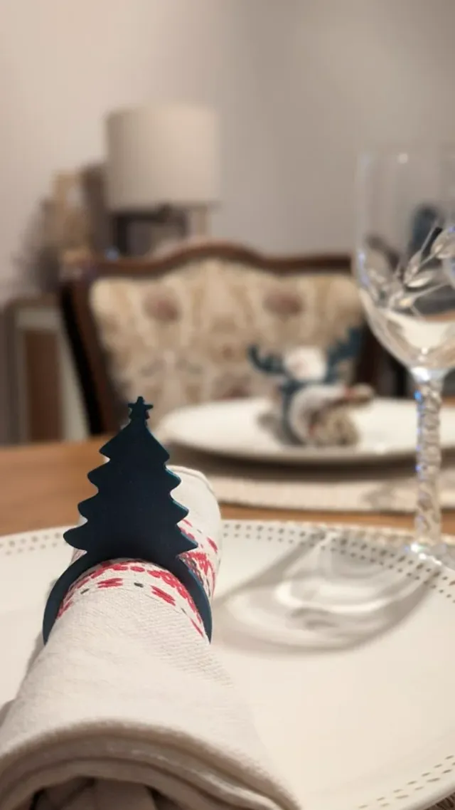 Servilletero Navidad Árbol