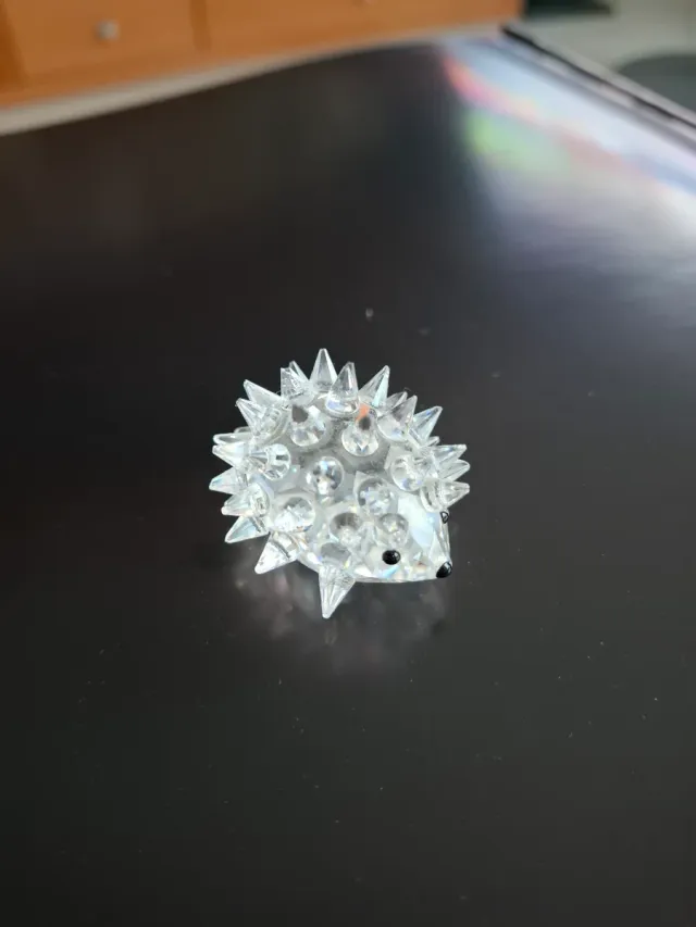Figura de erizo de cristal Swarovski