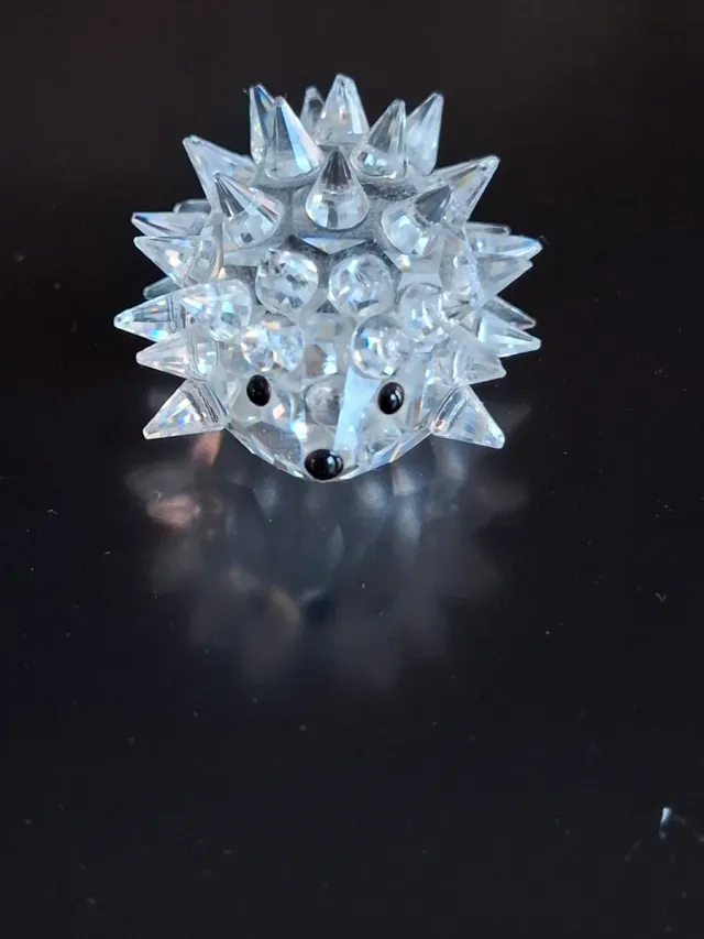 Figura de erizo de cristal Swarovski
