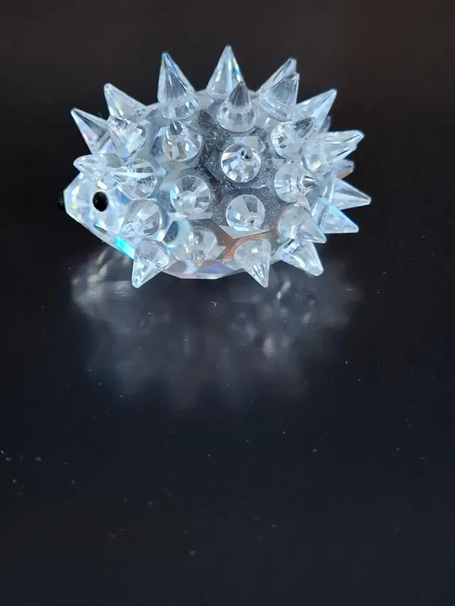 Figura de erizo de cristal Swarovski