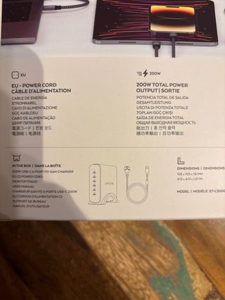 Satechi Caricatore USB-C 200W 6 Porte PD GAN