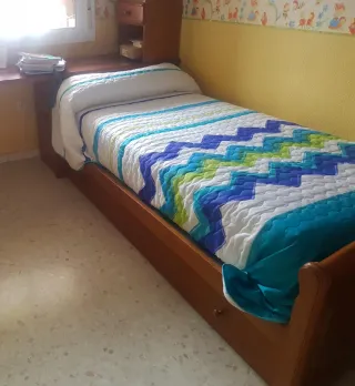 Cama nido madera de pino con 2 colchones