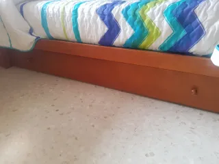 Cama nido madera de pino con 2 colchones