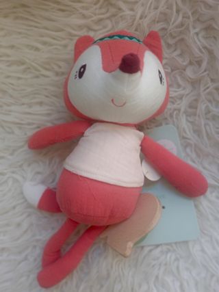Peluche musical zorro bebé