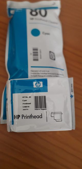 Cabezales HP 80 Cian y Magenta Originales