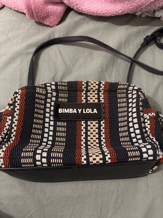 Bolso Bimba y Lola tejido multicolor