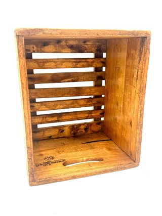 Cassetta legno vintage Sambal Bologna anni 50/70