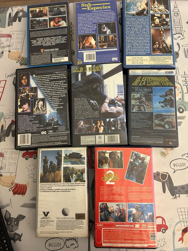Lote VHS Películas Acción, Terror, Sci-Fi