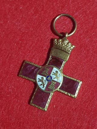 Medalla Mérito Militar Franquista Roja