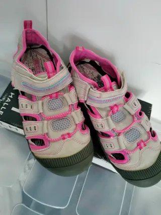 Sandalias Pablosky beige y rosa