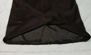 Falda marrón elegante