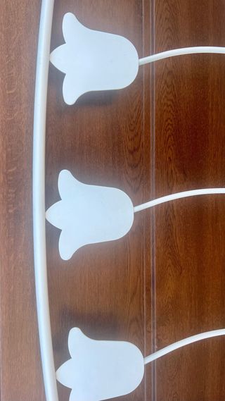 Cabecero de hierro blanco 135cm