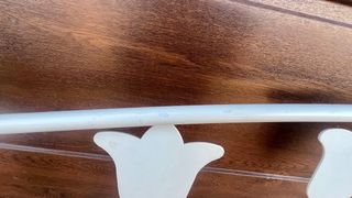 Cabecero de hierro blanco 135cm