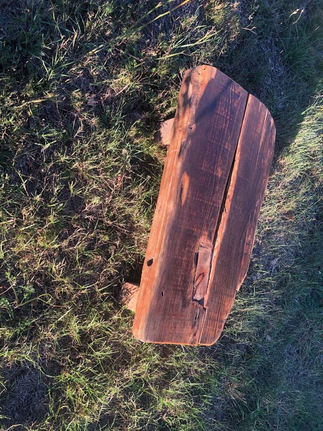 Mesa centro rústica madera